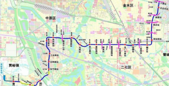 郑州地铁6号线最新站名揭示，城市新脉络的标识