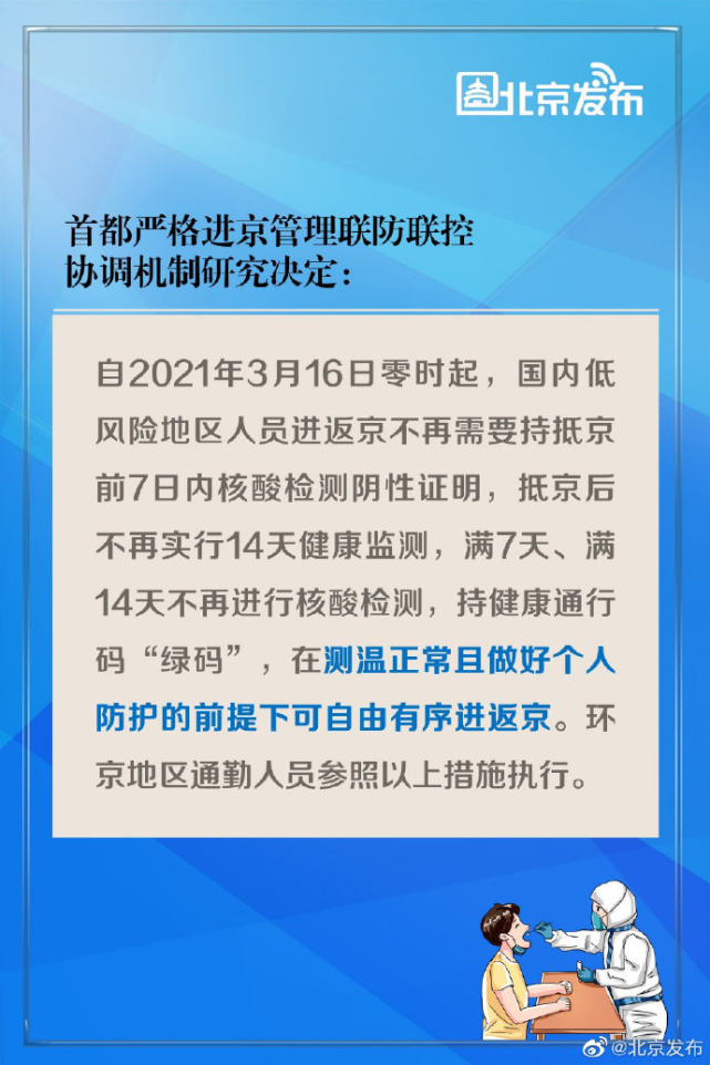 北京人员进出京最新政策解读