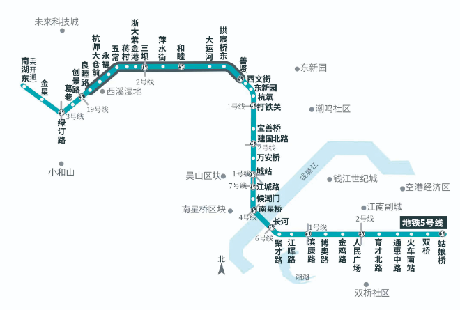 杭州地铁5号线线路图最新详解及站点分布概览